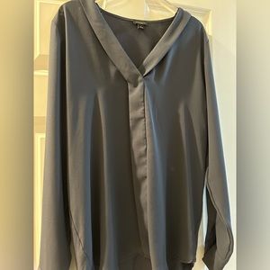 Slate gray blouse